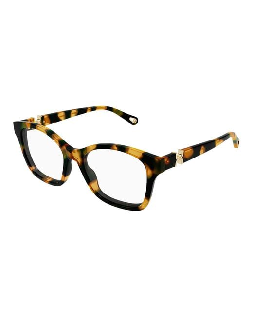 Chloé Black Ch0334O 002 Optical Frames Acetate Transparent Cat Eye