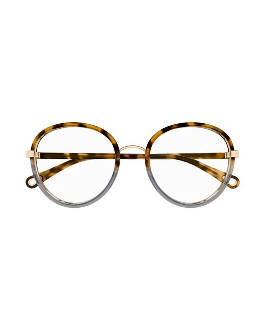 Chloé Black Ch0308O 003 Optical Frames Bio-Injected Transparent Round