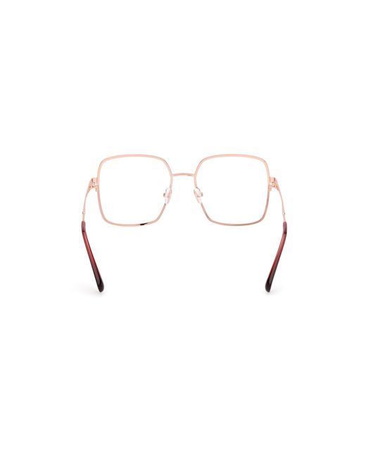 MAX&Co. Black Mo5166 071 Optical Frames Metal Squared Normal