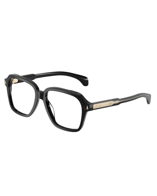 Moncler Black Me2010 3001 Optical Frames Acetate Transparent Squared Normal