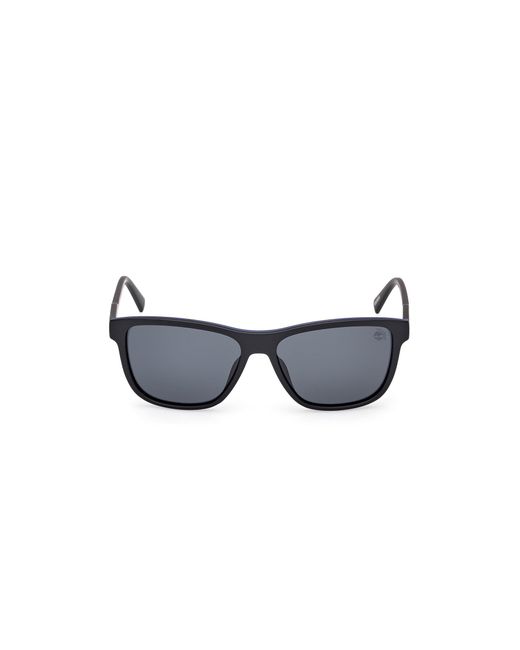 Timberland Black Tb00052-H 02D Sunglasses Injected Smoke Squared Polarized for men
