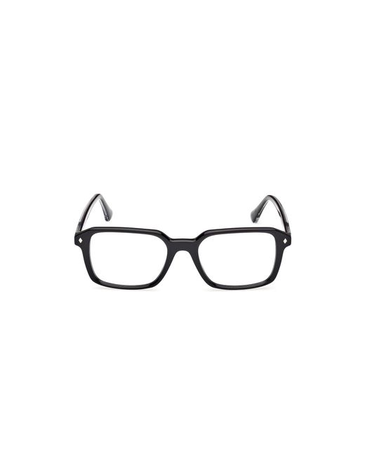 Web Black We5463 005 Optical Frames Acetate Squared Normal for men