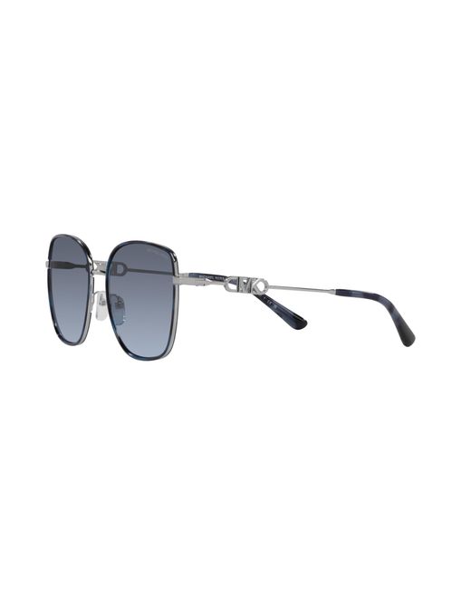 Michael Kors Black Mk1129J Empire Square 2 10158F Sunglasses Metal Squared Normal Nuanced