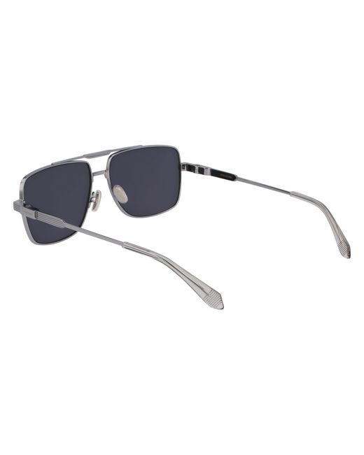 Ferragamo Black Sf318Sp 021 Sunglasses Titanium Squared Normal for men
