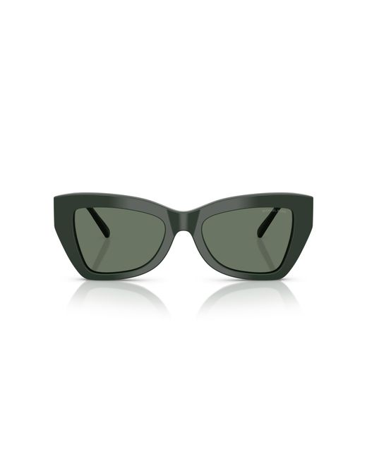 Michael Kors Green Mk2205 Montecito 40063H Sunglasses Acetate Cat Eye Normal