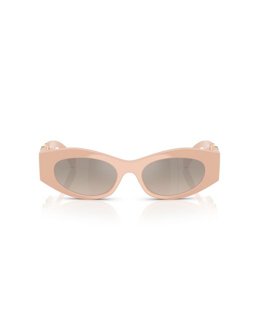 Versace Black Ve4480U 54946I Sunglasses Injected Round Normal