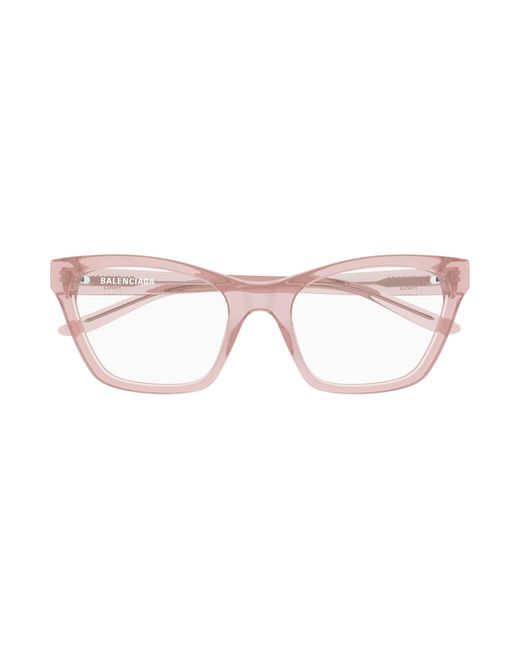 Balenciaga Black Bb0440O 007 Optical Frames Acetate Transparent Cat Eye