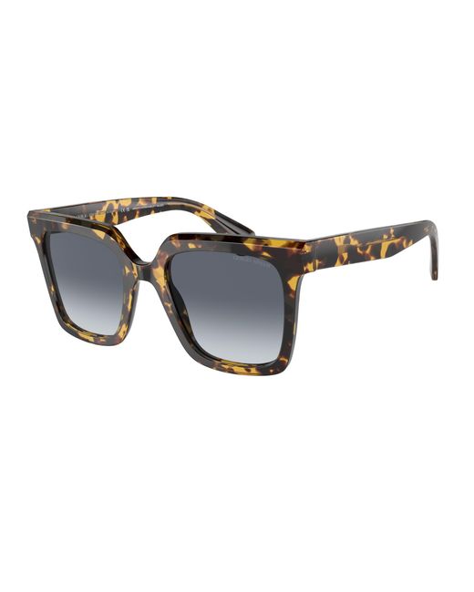 Giorgio Armani Black Ar8156 587486 Sunglasses Acetate Squared Normal Shaded