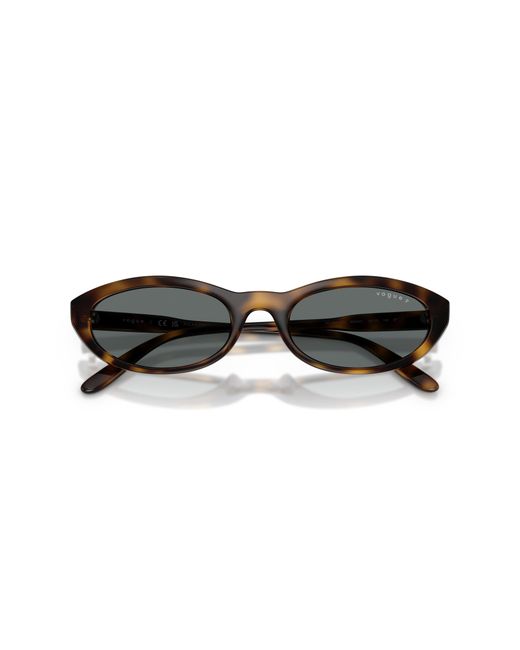 Vogue Eyewear Black Vo5697Su W65681 Sunglasses Nylon Round Polarized