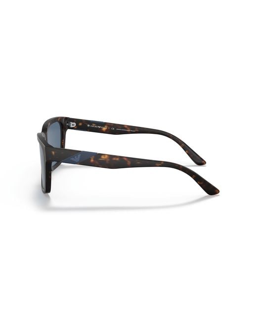 Emporio Armani Black Ea4177 500280 Sunglasses Plastic Squared Normal for men