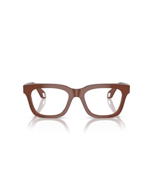 Giorgio Armani Black Ar7247U 6042 Optical Frames Acetate Transparent Pillow Normal for men