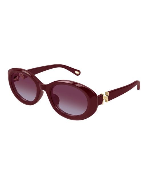 Chloé Black Ch0323Sk 004 Sunglasses Acetate Round