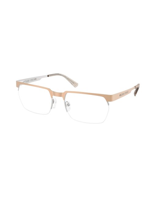 Michael Kors Black Mk3106 Zambia 1014 Optical Frames Metal Transparent Squared Normal for men