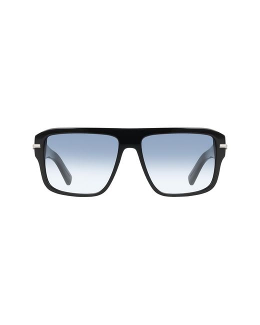 Ferragamo Black Sf2078Slbi 001 Sunglasses Acetate Squared Normal for men