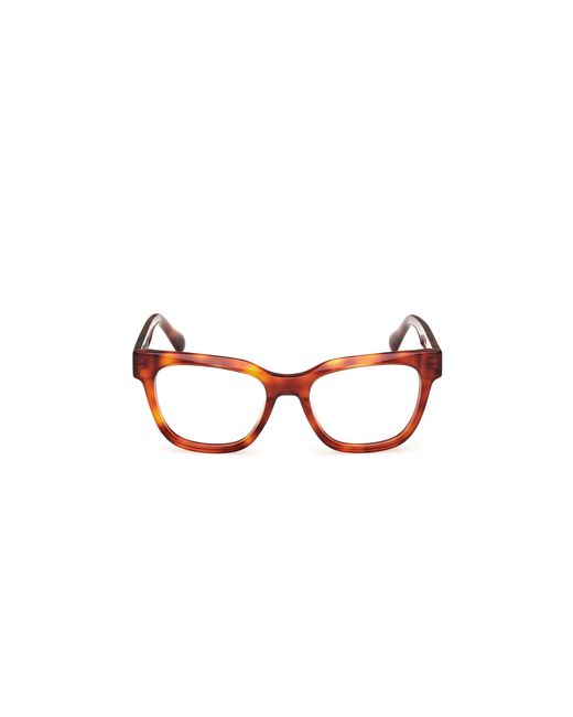 MAX&Co. Black Mo5187 053 Optical Frames Acetate Squared Normal