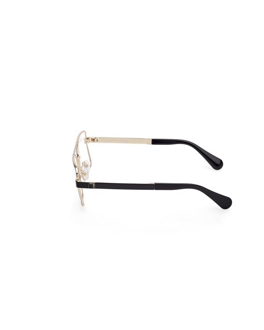 MAX&Co. Black Mo5182 001 Optical Frames Metal Geometric Normal