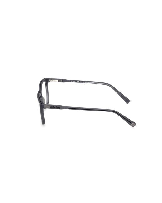 Timberland Black Tb50066 020 Optical Frames Injected Round Normal for men