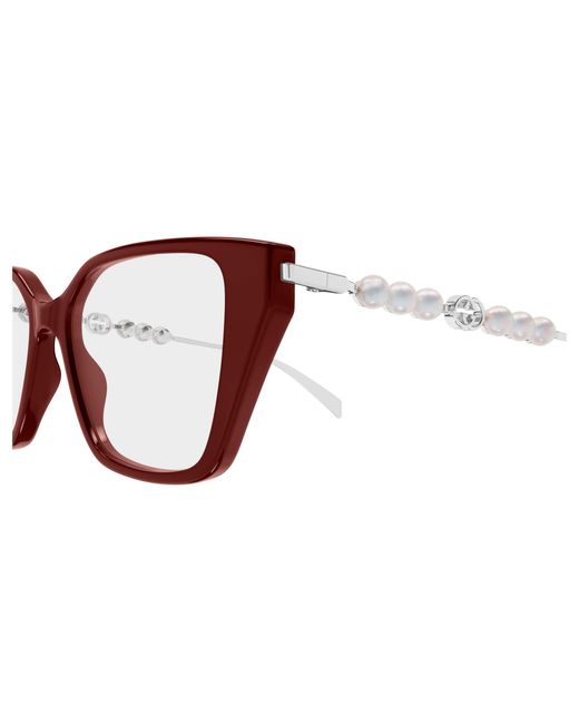 Gucci Black Gg1969O 004 Optical Frames Acetate Transparent Cat Eye