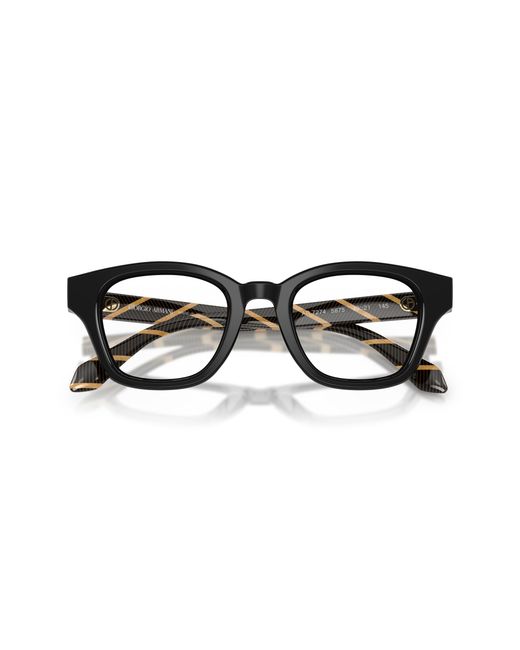 Giorgio Armani Black Ar7274 5875 Optical Frames Acetate Pillow Normal for men