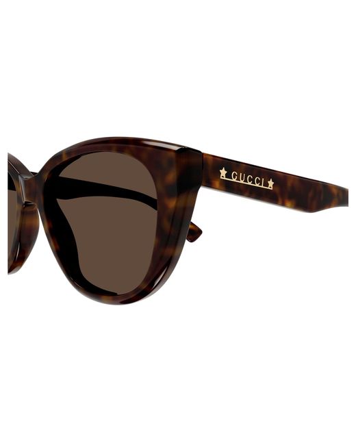 Gucci Black Gg1588S 002 Sunglasses Acetate Cat Eye