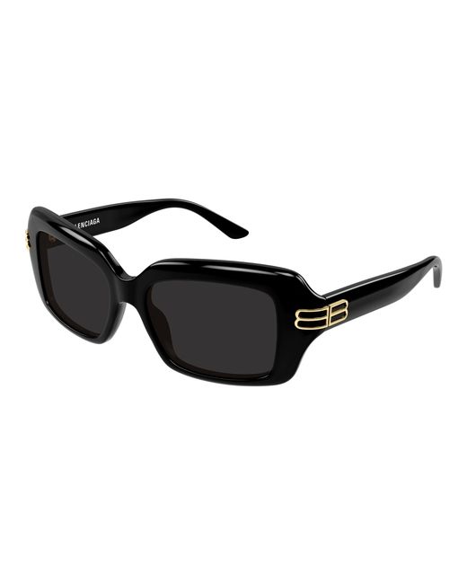 Balenciaga Black Bb0465S 001 Sunglasses Acetate Squared