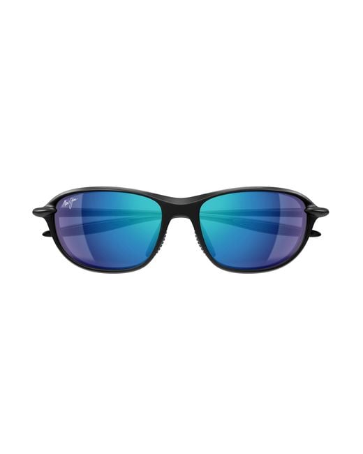 Maui Jim Black Mj0339S 002 Sunglasses Bio-Injected Round for men