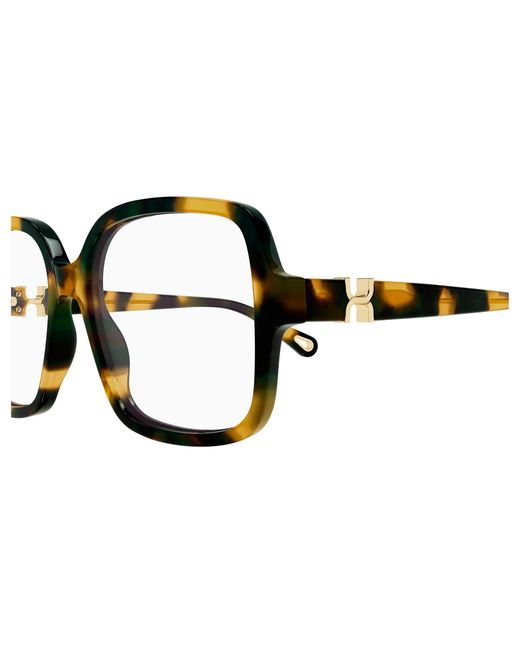 Chloé Black Ch0335O 002 Optical Frames Acetate Transparent Squared
