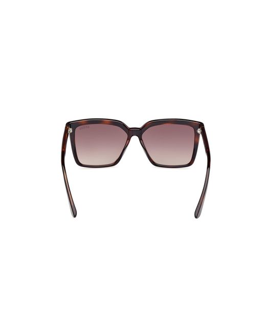 Guess Black Gu00099 52F Sunglasses Injected Squared Normal Shaded