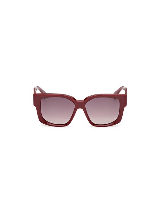 Max Mara Red Mm0145 Glimpse-7 69Z Sunglasses Acetate Round Normal
