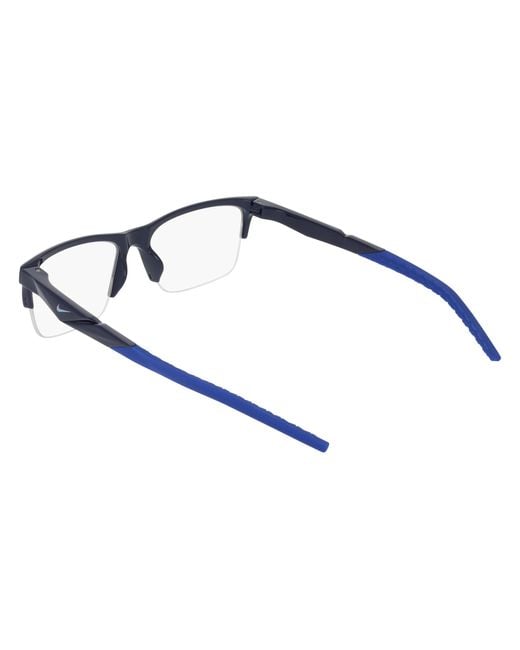 Nike Black 7279 001 Optical Frames Bio-Injected Squared Normal for men