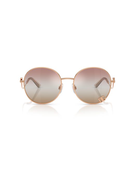 Dolce & Gabbana Black Dg2324 1298El Sunglasses Metal Round Normal