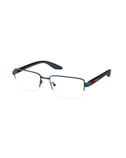 Prada Linea Rossa Black Ps 51Sv Tfy1O1 Optical Frames Metal Pillow Normal for men