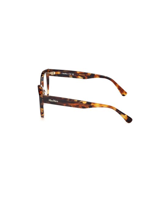 Max Mara Black Mm5161 056 Optical Frames Acetate Round Normal