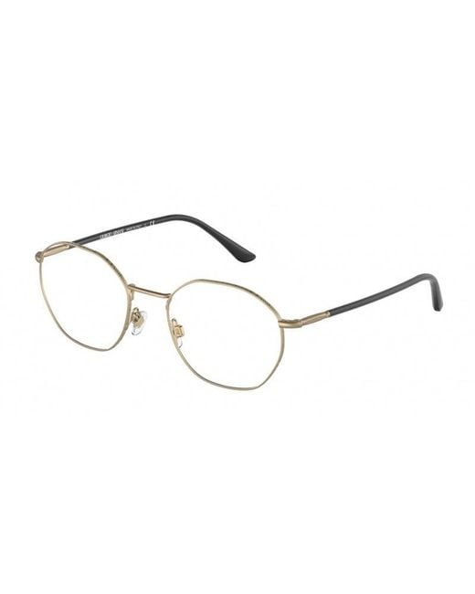 Giorgio Armani Black Ar5107 3002 Optical Frames Metal Squared for men