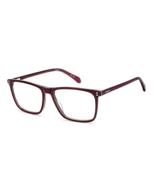 Polaroid Black Pld D610 Lhf Optical Frames Acetate Squared Normal for men