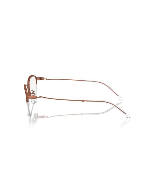 Emporio Armani Black Ea1161 3381 Optical Frames Metal Transparent Geometric Normal