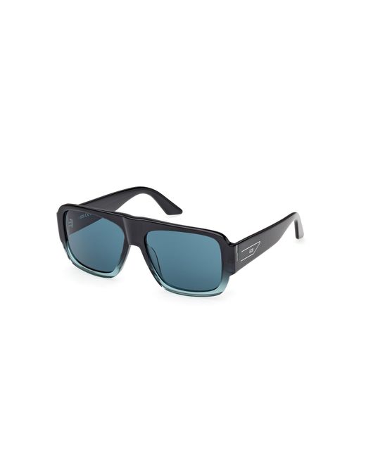 Gcds Blue Gd0069 89N Sunglasses Acetate Squared Normal