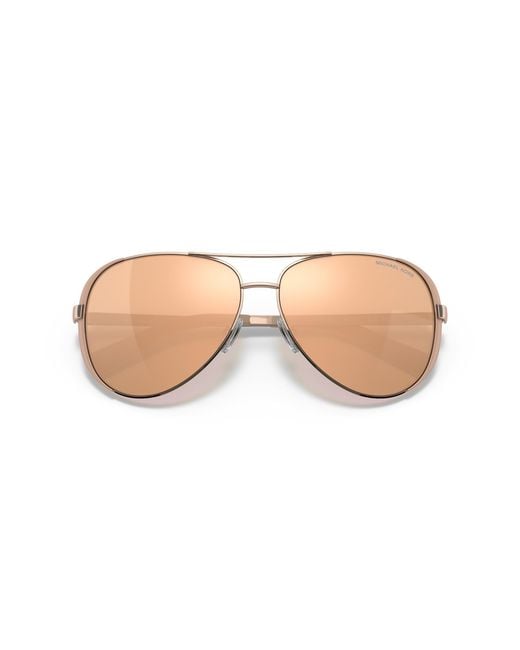 Michael Kors Black Mk5004 Chelsea 1017R1 Sunglasses Metal Squared Normal