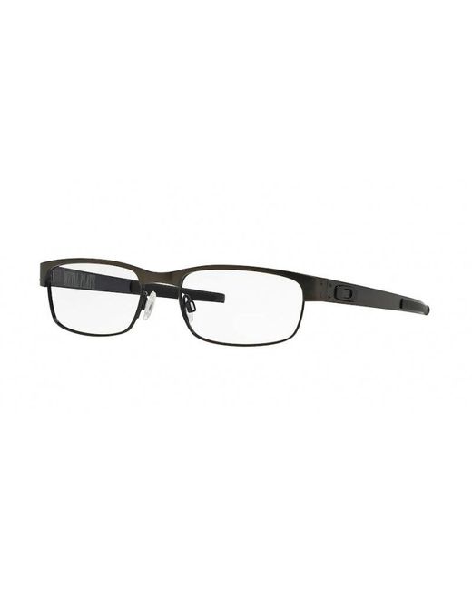 Oakley Black Ox5038 Metal Plate 503802 Optical Frames Titanium Squared for men