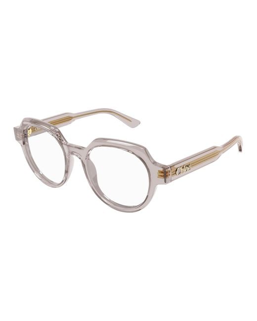 Chloé Black Ch0379O 003 Optical Frames Acetate Transparent Geometric
