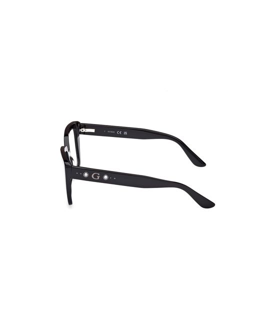 Guess Black Gu50174 001 Optical Frames Acetate Squared Normal