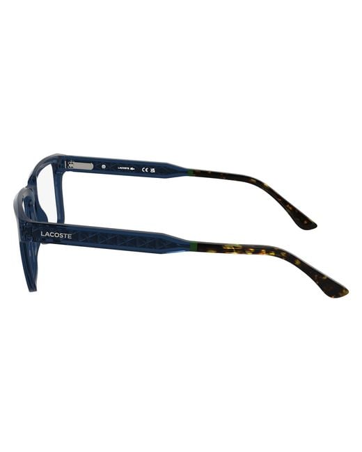 Lacoste Black L2976 035 Optical Frames Bio-Inject Squared Normal for men