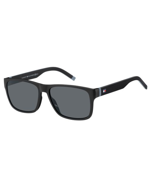 Tommy Hilfiger Black Th 1718/S 08A/Ir Sunglasses Plastic Squared for men