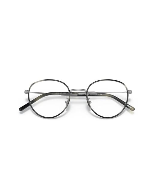 Giorgio Armani Black Ar5114T 3280 Optical Frames Titanium Transparent Round Normal for men