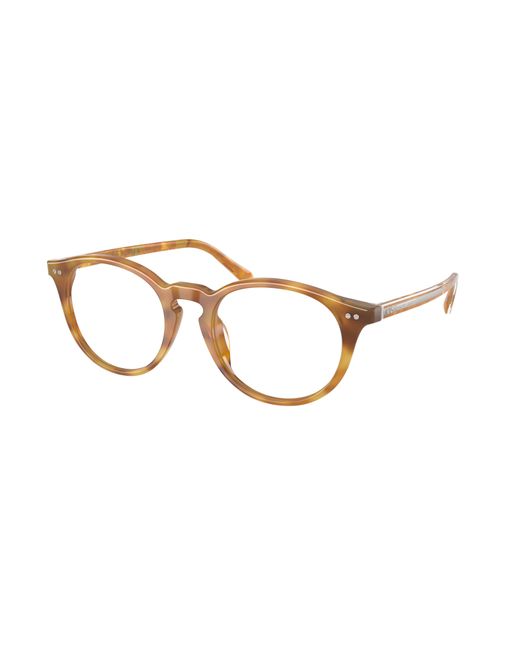 Ralph Lauren Black Rl6263U 6185 Optical Frames Acetate Transparent Round Normal for men