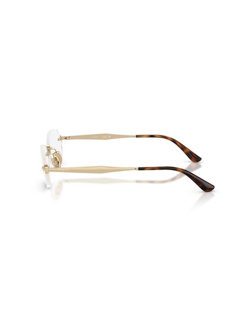 Vogue Eyewear Black Vo4343 848 Optical Frames Metal Round Normal