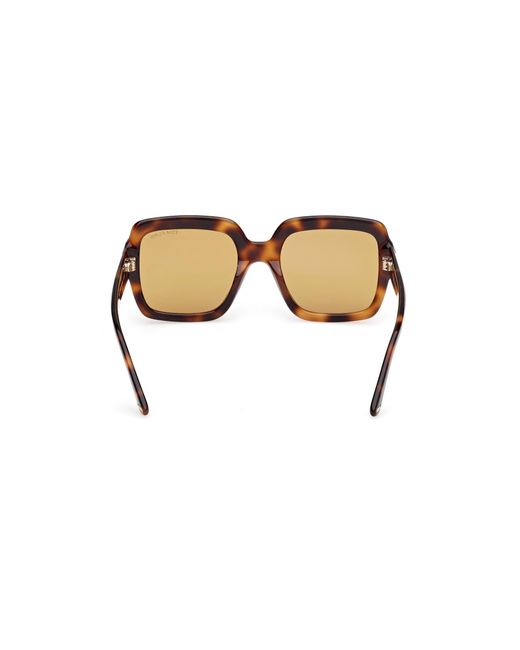 Tom Ford Black Ft1082 Kaya 53E Sunglasses Acetate Squared Normal