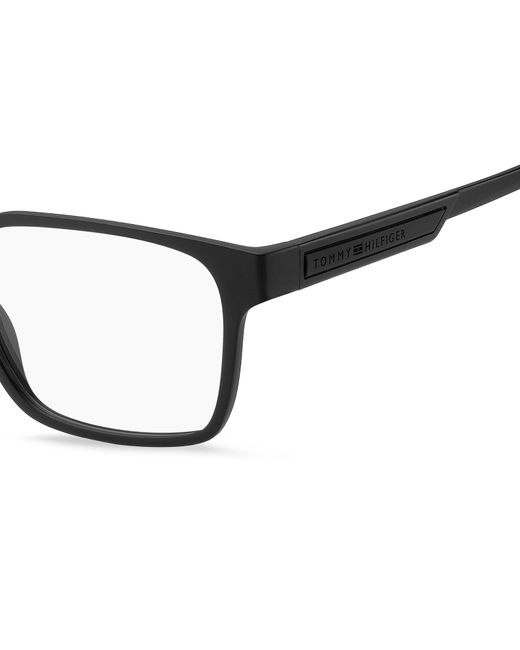 Tommy Hilfiger Black Th 2093 003 Optical Frames Bio Polyamide Squared for men