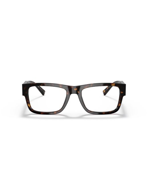 Prada Black Pr 15Yv 2Au1O1 Optical Frames Acetate Squared for men