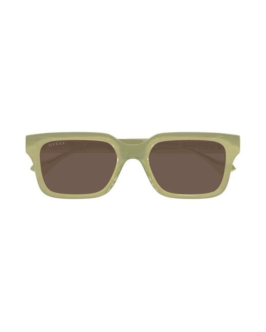 Gucci Black Gg1732Sk 003 Sunglasses Injected Squared for men